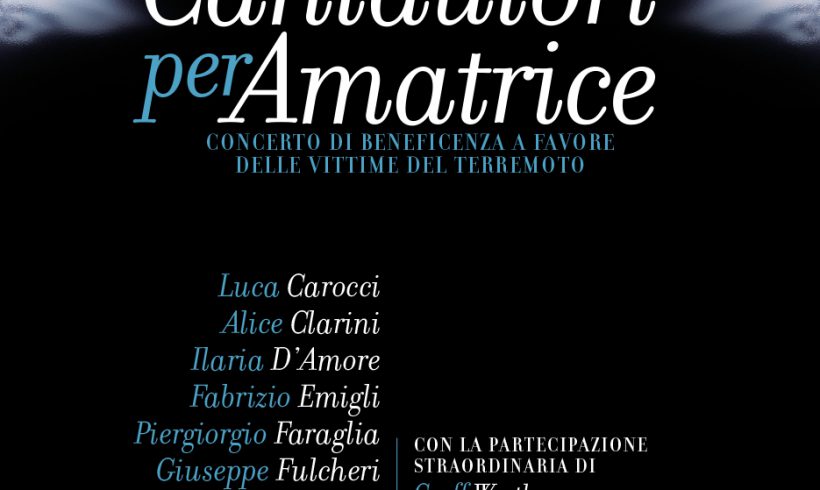 Cantautori per Amatrice