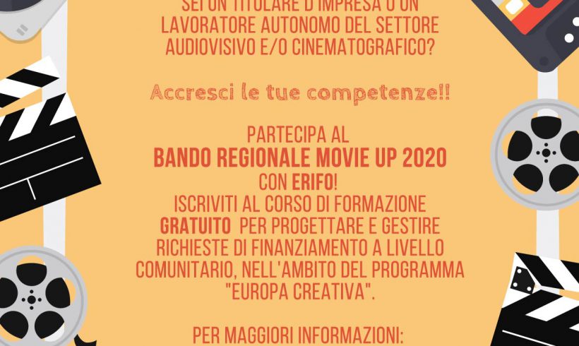 Corso per bando regionale Movie UP 2020